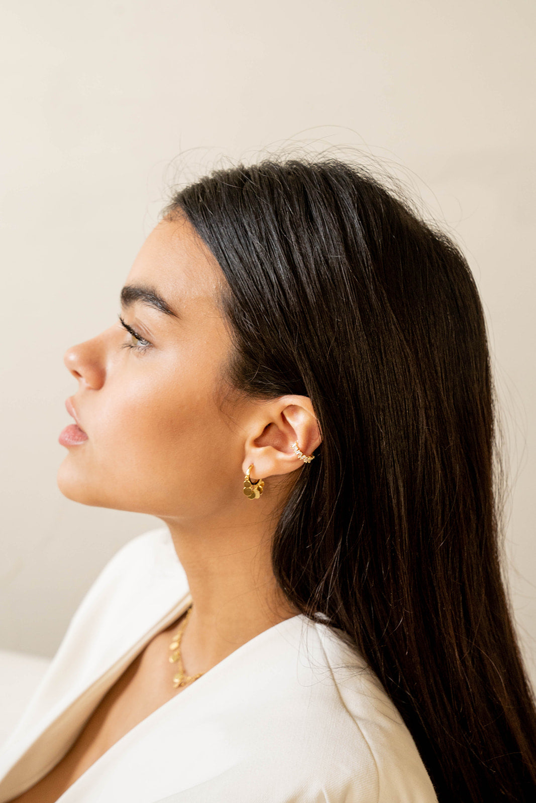 Louise Open Hoop Earrings – Atelier Godolé